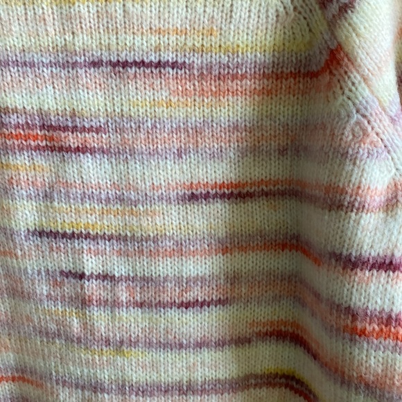 Loft Multi Colored Raglan Sweater - Picture 10 of 11
